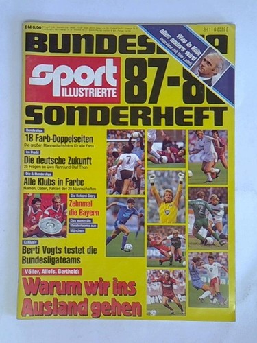 Sonderheft bundesliga 88 - bundesliga, 87-88