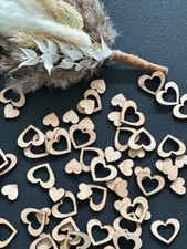 100 Streudeko Holz Herz