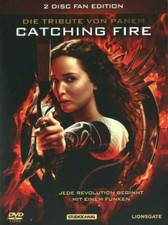 2xDVD Schuber DIE TRIBUTE VON PANEM - CATCHING FIRE Jennifer Lawrence BONUS NEU