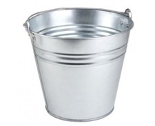 Eimer verzinkt aus Metall