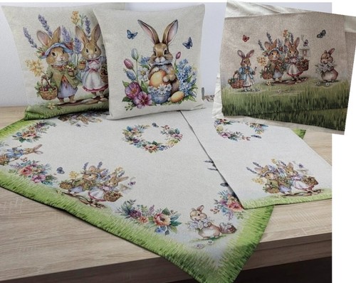 Gobelin ostern hasen körbchen - gobelin,