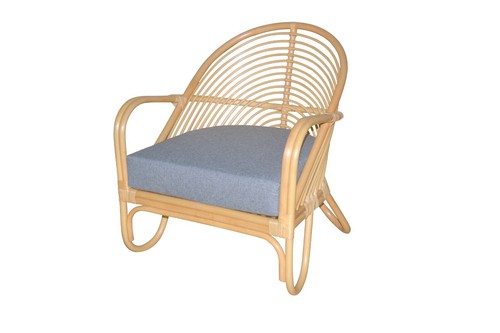 Rattansessel beige inkl