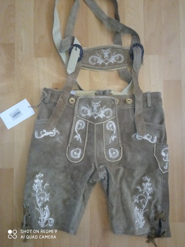 Damen lederhose kurz - kurz, neu