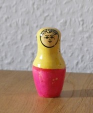 Babuschka, Matroschka, Matrioschka, einzelne Holz-Puppe für Setzkasten! 6 cm!