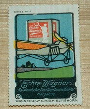 39444 Vignette Werbemarke Echte Wagner Eigelbpflanzenbutter Margarine