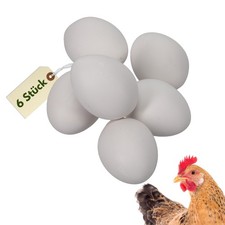 6x Legeeier Kunsteier Nesteier