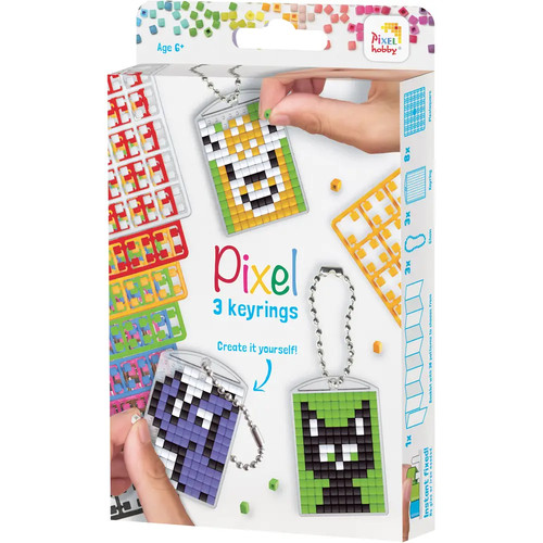 Pixel medaillon set - set, tiere