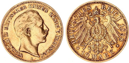 Preußen mark gold - gold, a