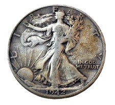 USA 1/2 Dollar 1942 D Walking