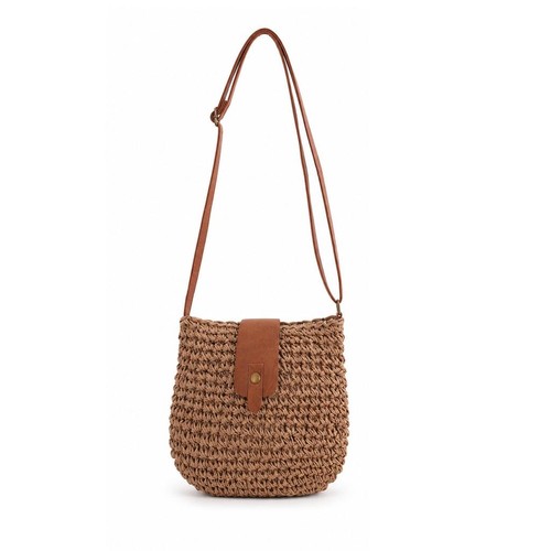 Strohtasche damen handgemacht - strohtasche,