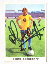Autogramm - Bernd Gersdorff - Eintr. Braunschweig = Bergmann 75/76