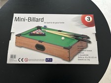 Mini Billardtisch mit Zubehör