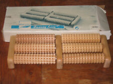 Fußmassageroller Fußmassagegerät Fußroller Holzroller Fuß Massagegerät Marvita