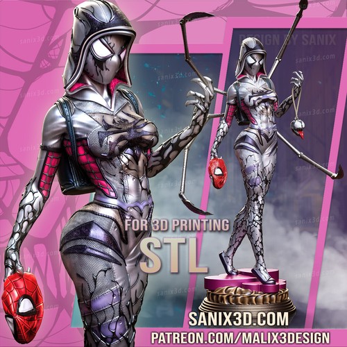Printed resin gwenom - resin,