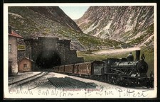 Gotthardbahn, Expresszug, Ansichtskarte 1905 