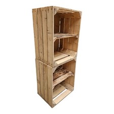 2 x Holzkiste vintage mit