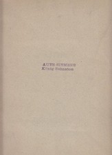 Buch: Koenig Echnathon in El-Amarna, Siemens, Clara / Auer, Grethe. 1922