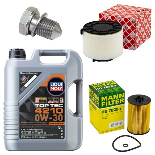 Motoröl filter set 5 - 0w-30,