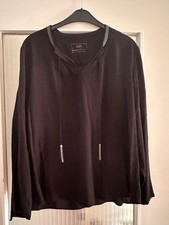 schöne, schwarze, elegante Tunika - Bluse, Gerry Weber, 44