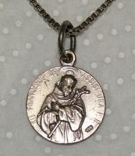 Kette  echtes Silber - religiös, alt