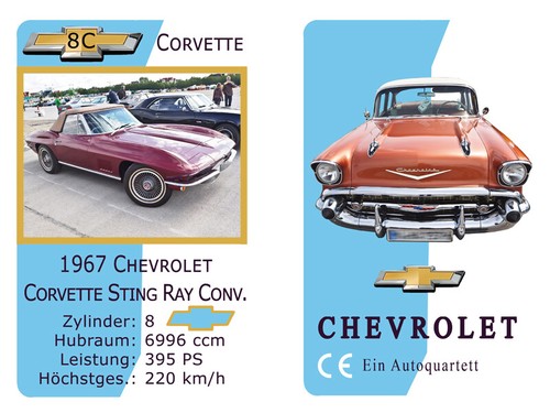Quartett auto chevrolet - quartett,