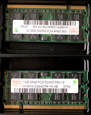 2x 1GB 2Rx8 PC2-5300S-555-12 RAM