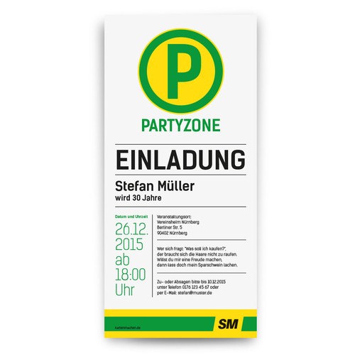 Einladungen zum geburtstag - einladungen,