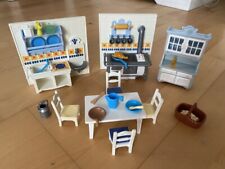 Playmobil nostalgie Küche Möbel mit viel Zubehör zu Puppenhaus 5300 5301