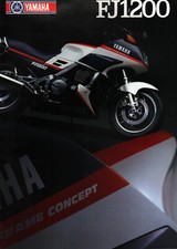 Prospekt Yamaha Motorrad FJ 1200 von 3. 1986