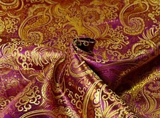 Lurex jacquard stoff - lurex, brokat