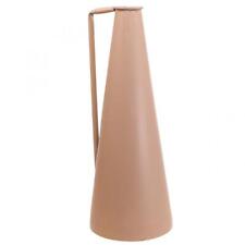 Bodenvase Deko Metall Lachs