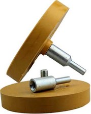 Folienradierer 2x Klebegewichte Entferner Kleber Zierstreifen +Adapter 90mm