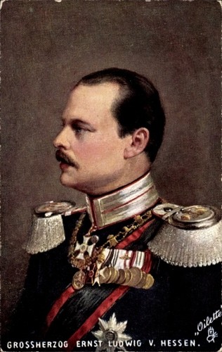 Großherzog ernst ludwig - ak,