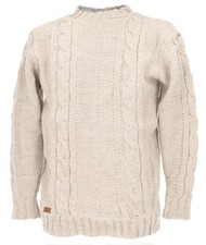 Dicker Unisex Wollpullover mit