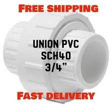 3/4” Inch PVC UNION Slip x