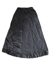 wunderschöner Seidenrock, schwarz, Mittelalter, Privat gebraucht