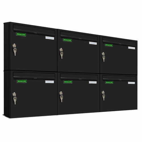 Basic 6er briefkasten - basic, ral