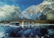 Ansichtskarte Winter im Berchtesgadener Land - Blick über den Königsee