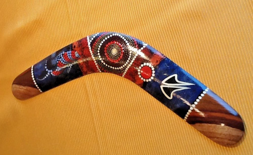 Großer afrikanischer bumerang - großer,