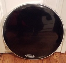 22" Evans EQ1 Resonant Schwarz , Ebony ,Bass Drum Fell,Resonanzfell