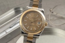 Rolex datejust gold stick dial - gold,