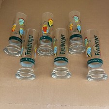 6 x Glas Freiberger Brauerei Bierglas "Die Prinzen" Sonderedition Sammler neu