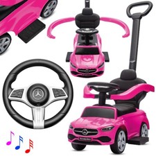 Rutschauto mit Stange Kinderfahrzeug Rutscher ab 1 Jahren Mercedes C-Class