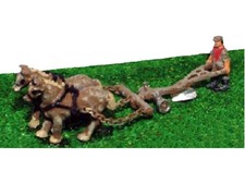 Langley A77 - 2 Pferde mit