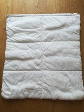 kleine matratze für den kinderwagen ,stubenwagen wattiert waschbar farbe weiss