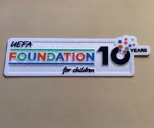 Years uefa foundation - 10, patch