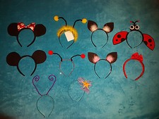 Haarreif KATZE MICKY-MINNIE MAUS BIENE MARIENKÄFER MEERJUNGFRAU FEE SCHNEEWITTCH