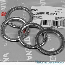 4X Krümmerdichtung Auspuffdichtung f. Kawasaki Z 900 1000 GPX 750 GPZ 1100 A Uni