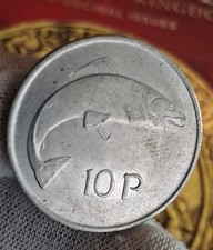 Irland Ten Pence Münze 1976