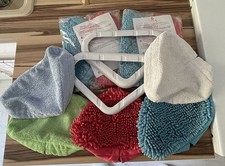 9 Mikrofasertücher und 2 Teppichgleiter für Cleanmaxx Dampfbesen
